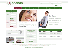 Tablet Screenshot of ananda.es