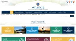 Desktop Screenshot of ananda.it